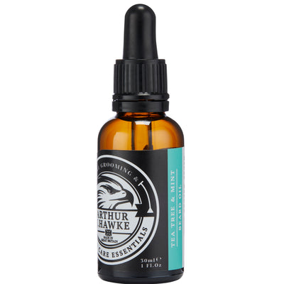 Arthur J Hawke Tea Tree & Mint Beard Oil | Beard Balm | Beard Care