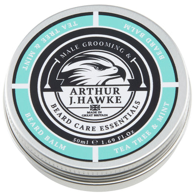 Arthur J Hawke Teatree & Mint Beard Balm | Beard Oil | Beard Care